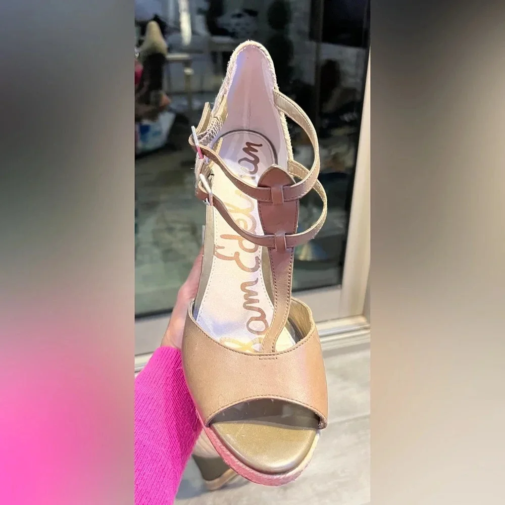 Sam Edelman Saddle Katarina wedge Heels brown